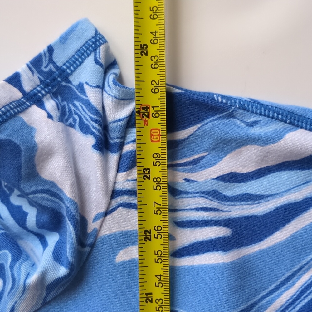 Talbot's Supersoft Jersey Tee, Blue Dynamic Swirls T By Talbot's, 2X, 2XL, XXL - Picture 8 of 11